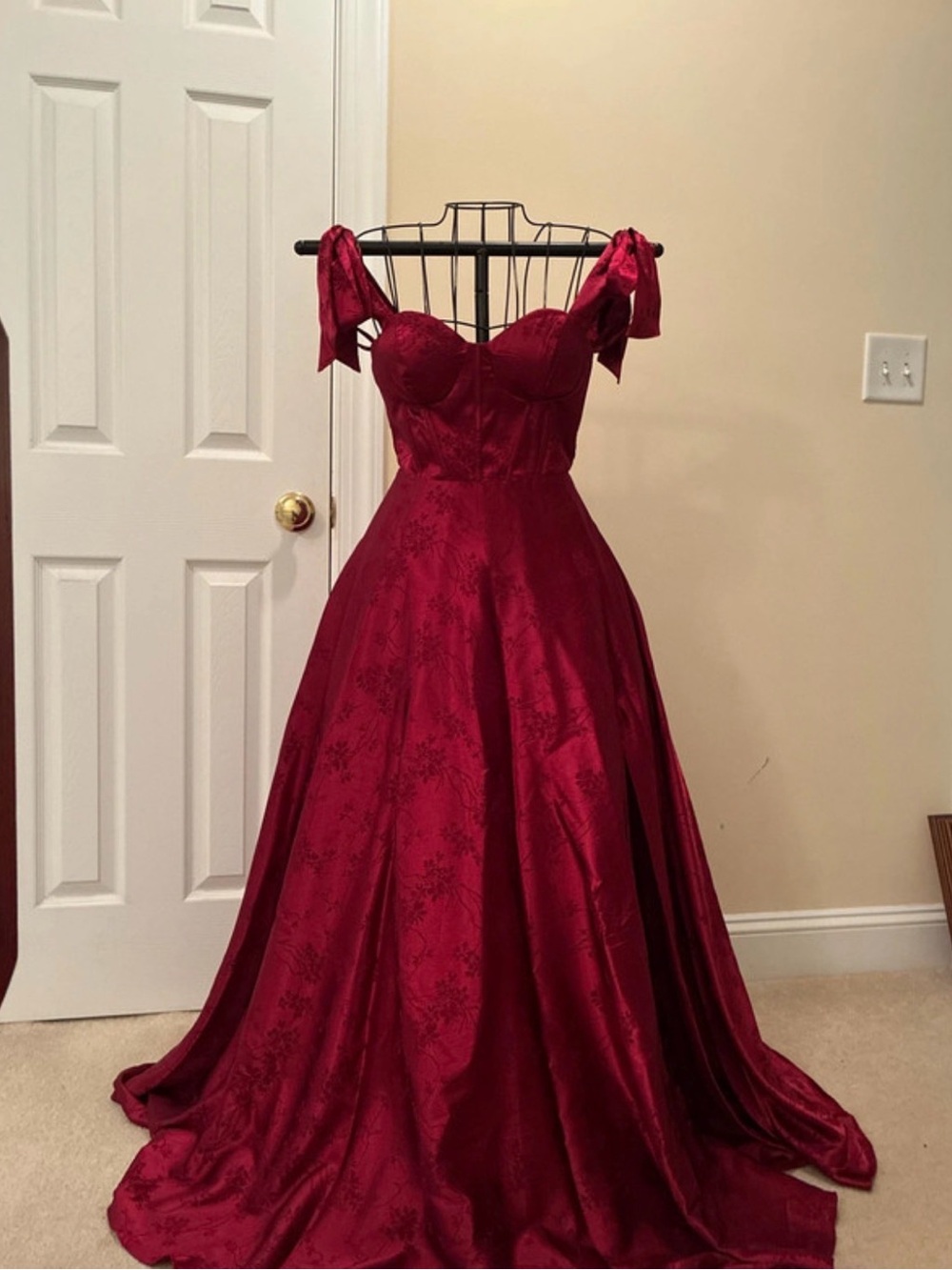 Burgundy Red Dillards B. Darlin Prom Dress